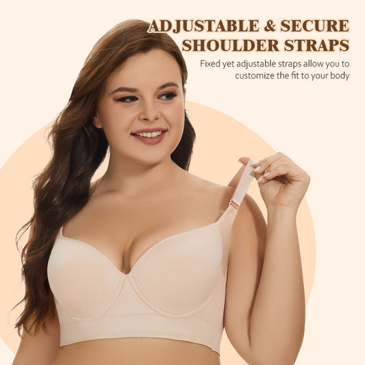 Deep V-neck BH mit Memory Wire Unterstützung 👙