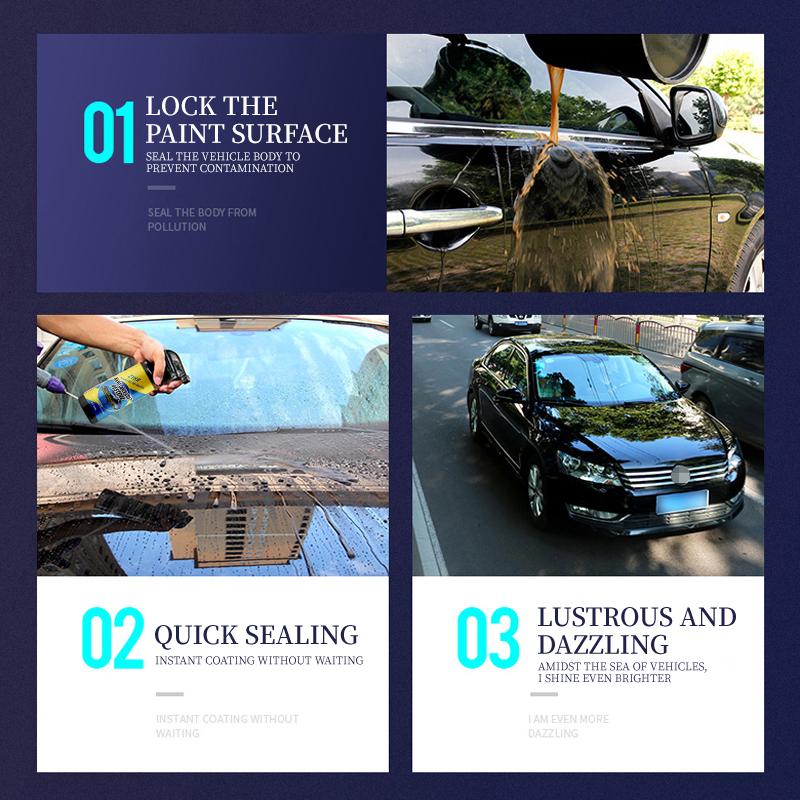 ZYKR Car Nano quick-coat restore-Coating Spray-Advanced Automobile Quick-acting Coating Agent With Dust -Proof and Glazing Effects -Long Lasting Car Showroom gloss that LASTS 350ml