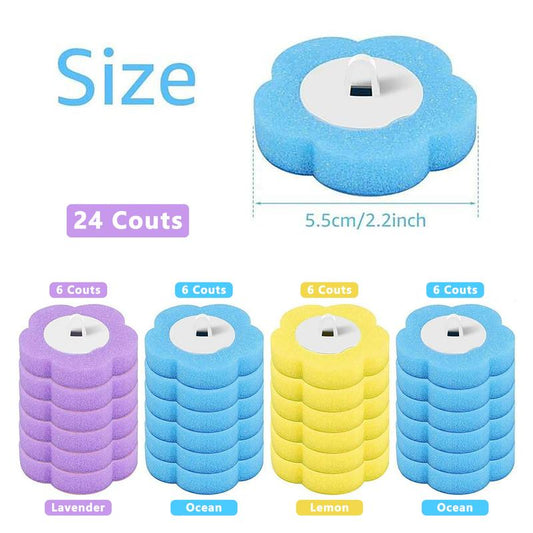 Snofrid Wegwerp Toiletborstel Set – Inclusief Houder en 24 Reinigingsnavullingen