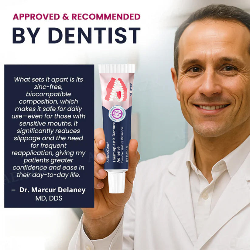 AdhereDent® Thermoplastisch Kunstgebitlijm ⏳ Langdurige Kunstgebitfixatie