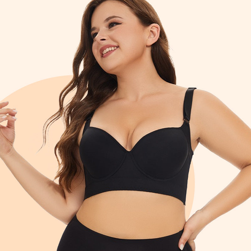 Deep V-neck BH mit Memory Wire Unterstützung 👙