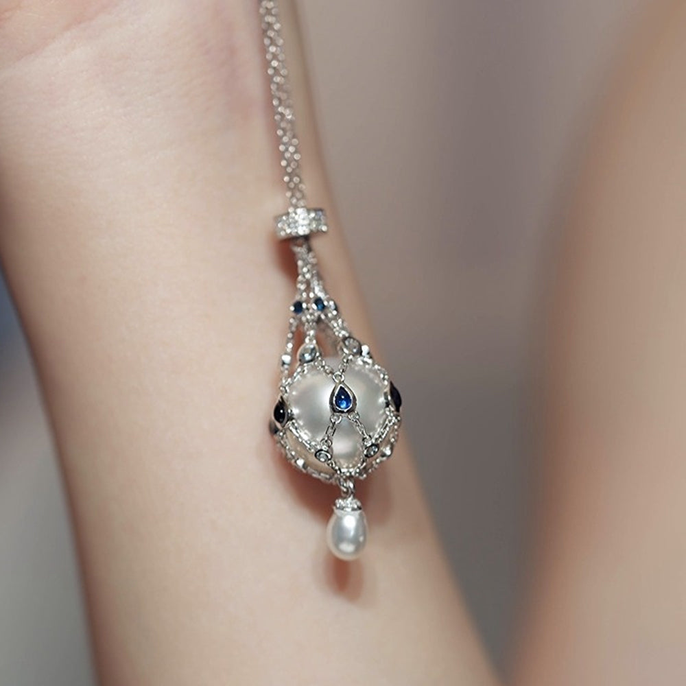 Perlione Lavalier in Süßwasserperle 14,0–15,0 mm