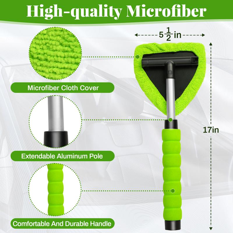 Windshield Cleaning Tool, Microfiber Car Window Cleaner